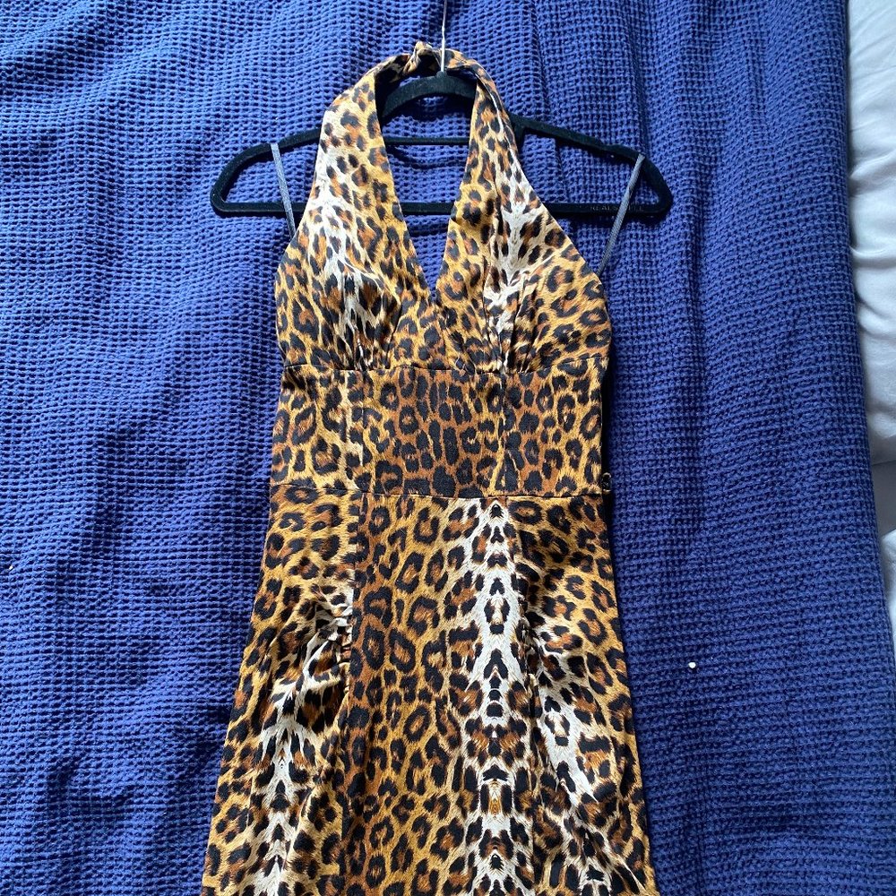 Leopard halter dress - Sway by Daang Goodman Tripp NYC Rockabilly